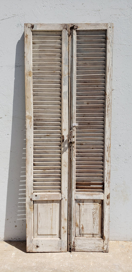 Pair of Wooden French Shutters