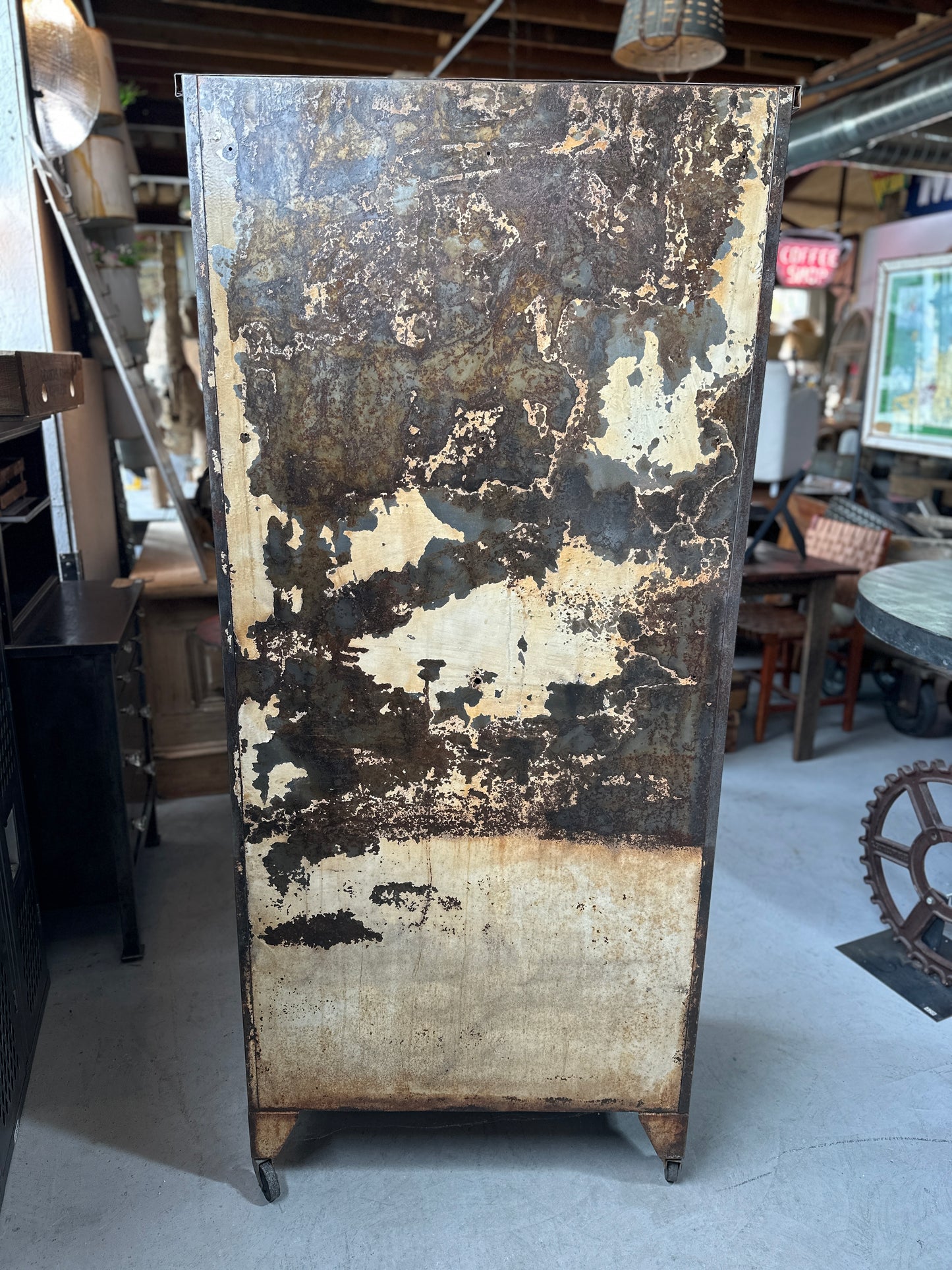 Stripped Medical Cabinet
