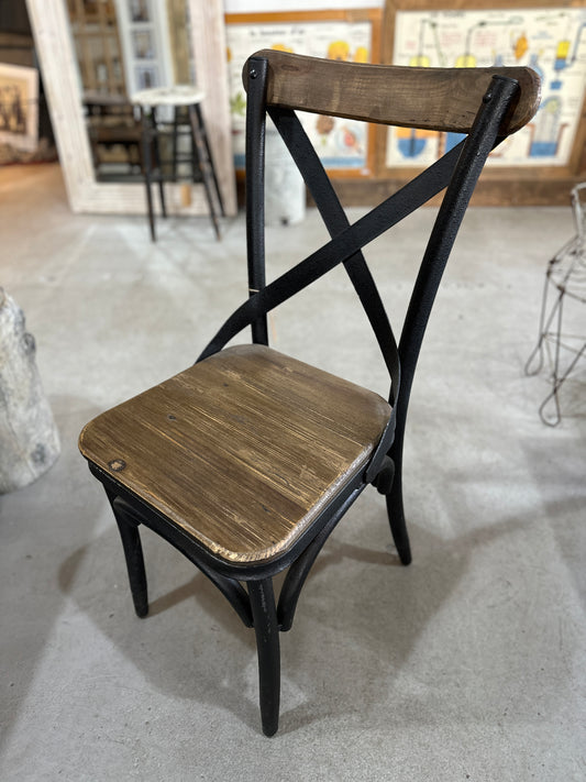 Chair with Iron Back