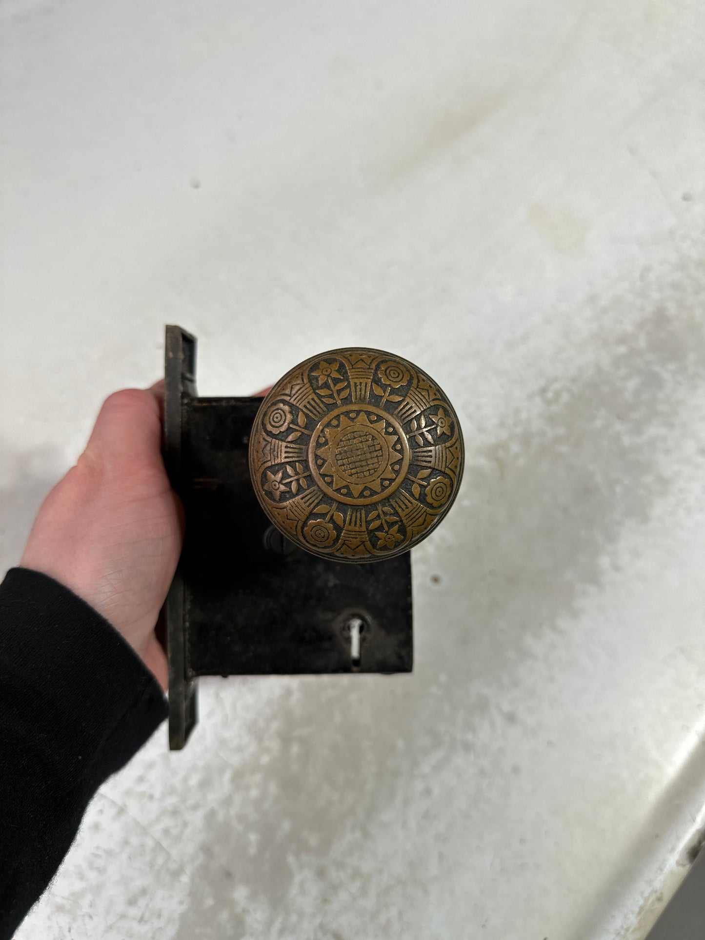 Antique Solid Brass Doorknob