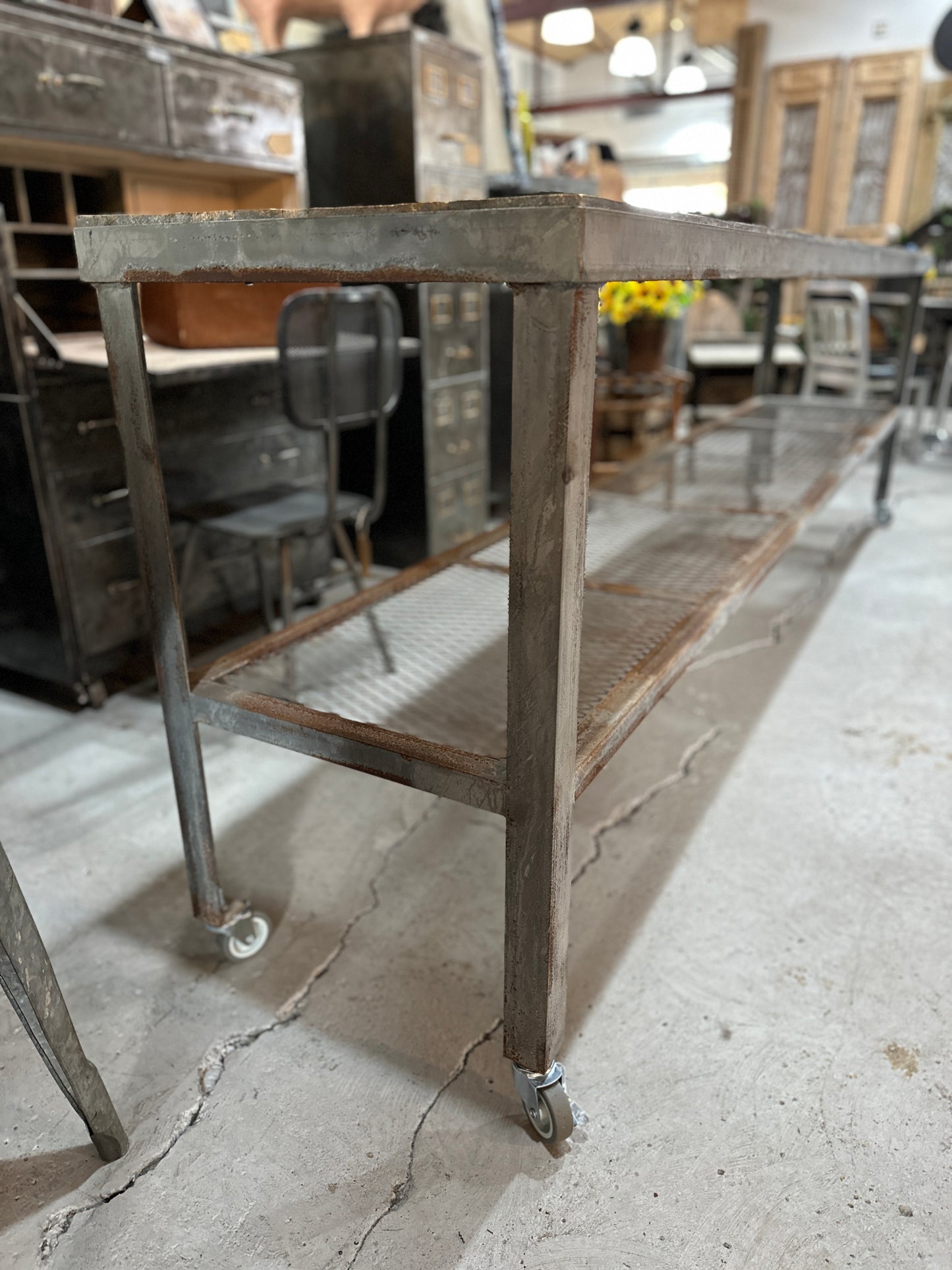 10 Ft Console Table with Bowling Lane Top