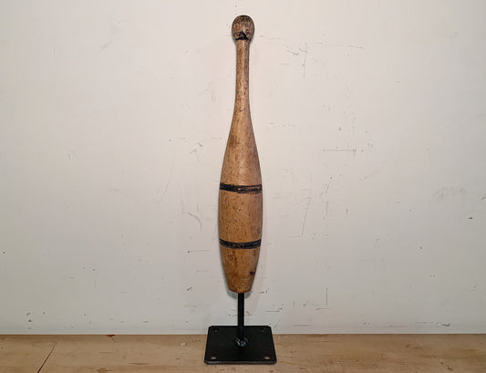 Decorative Antique Juggling Pin on Stand