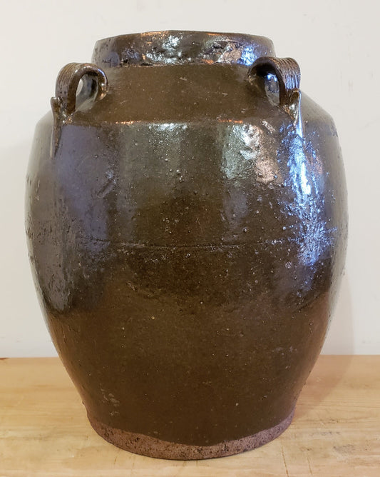 Terra Cotta Glazed Jug