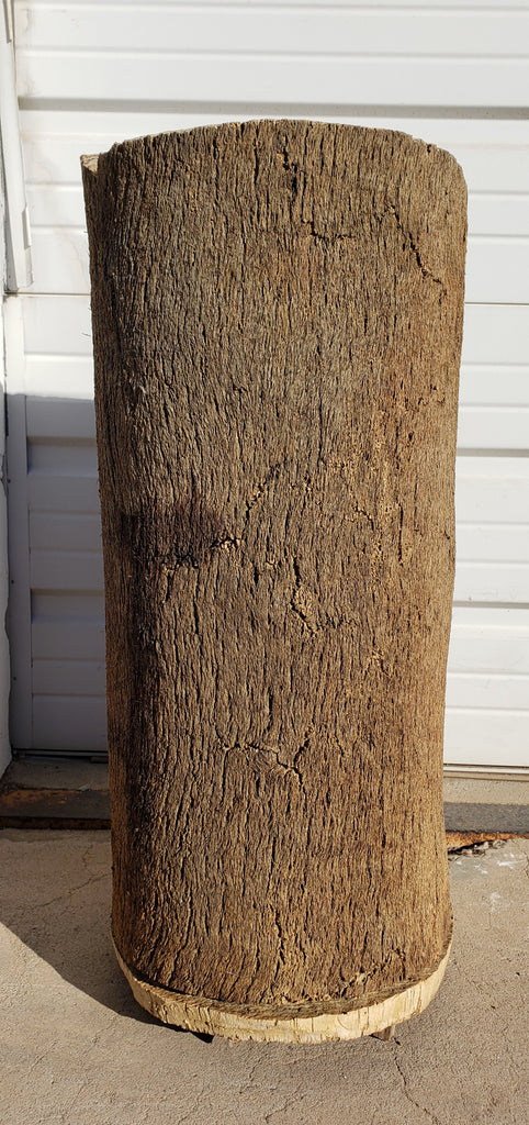Salvaged Spanish Cork Beehive Container