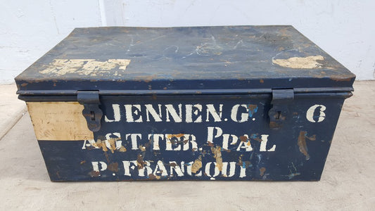Blue Metal Trunk