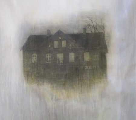 "Shadow House" Mixed Media on Canvas by Matt Priebe