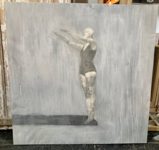 Diver Painting by Matt Priebe
