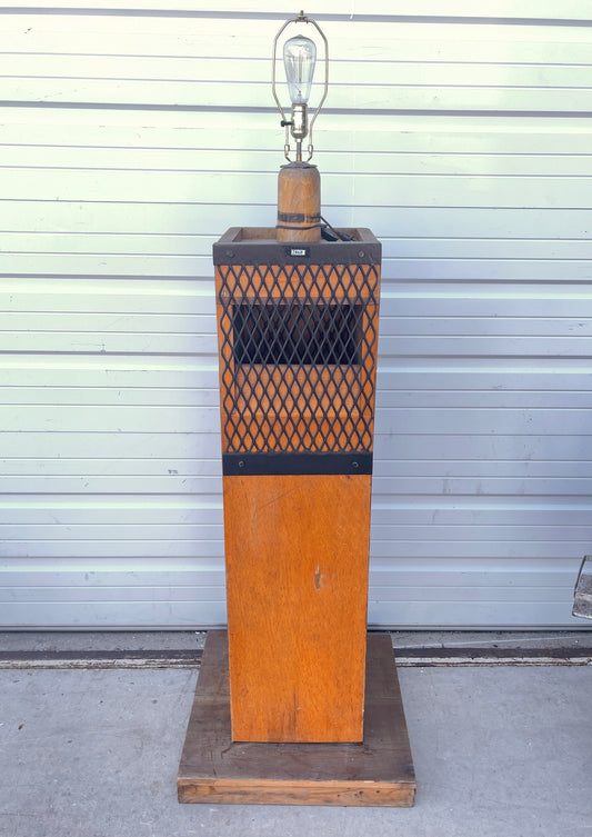 Repurposed Pipe Organ Box Lamp / Light