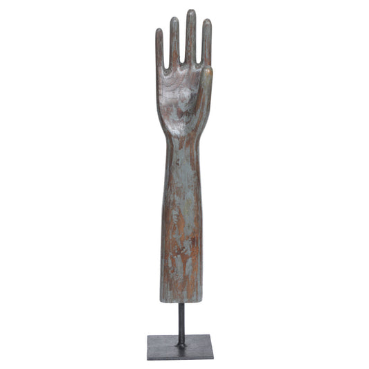 Wood Glove Mold on Base