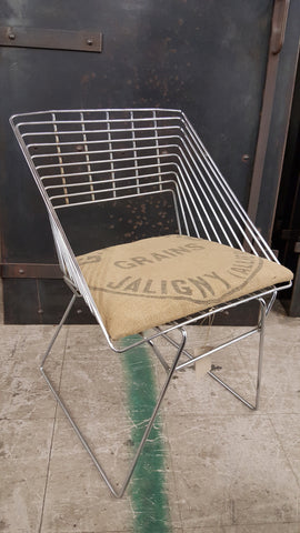 Mid Century Modern Chrome Chair
