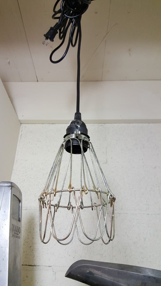 Metal Caged Pendant Light