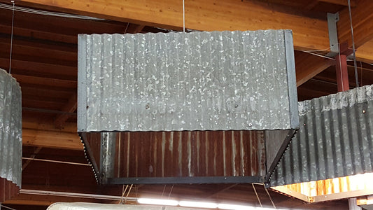 Corrugated Square Lamp Shade (Large)