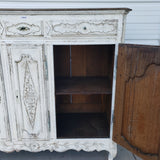 Painted French Antique Sideboard