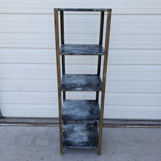 Metal Rack with Galvanized Shelves