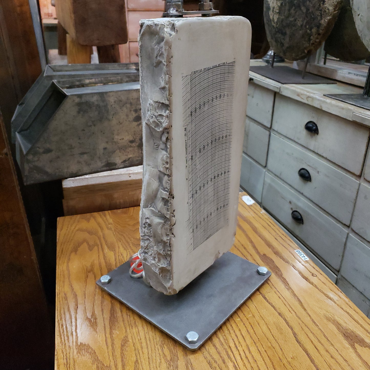 Lithography Stone Lamp