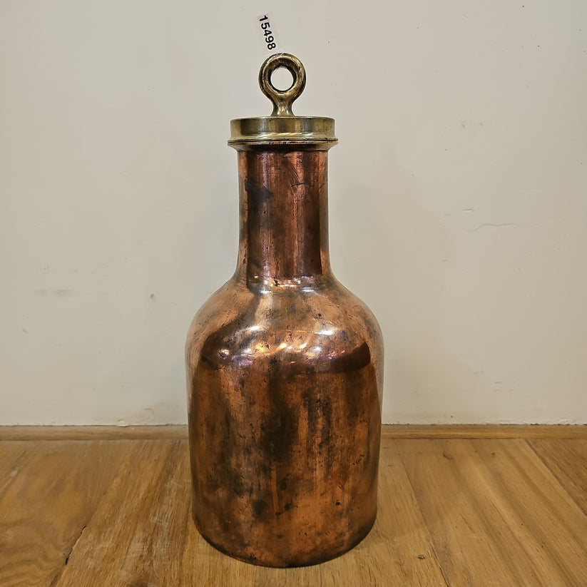 French Copper Pharmacy Bottle