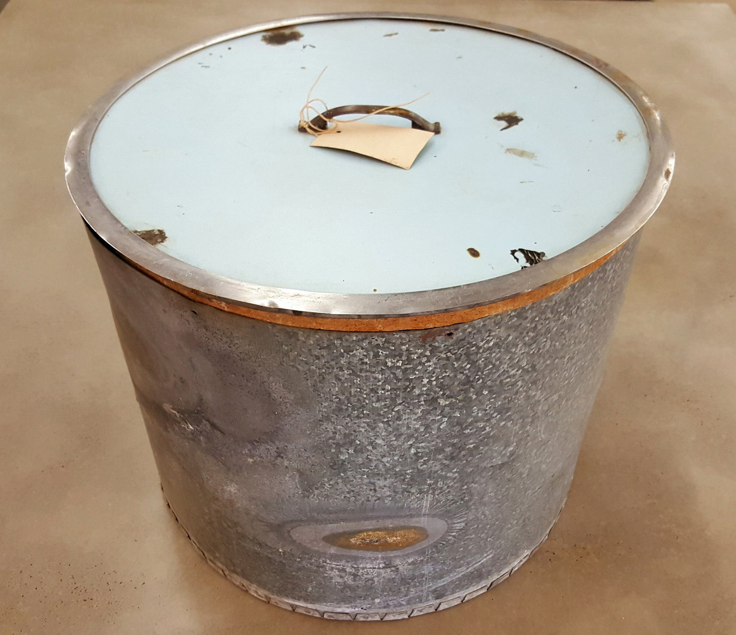 Pot, Blue-Top Galvanized