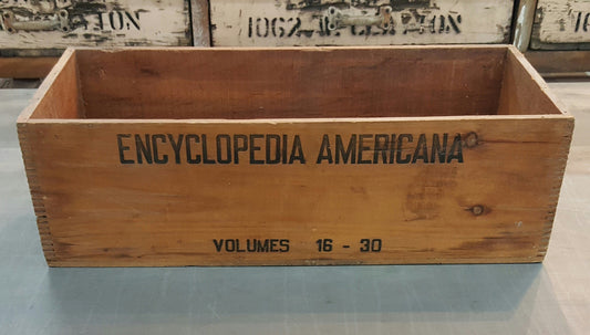 Encyclopedia Americana Crate Volumes 16-30