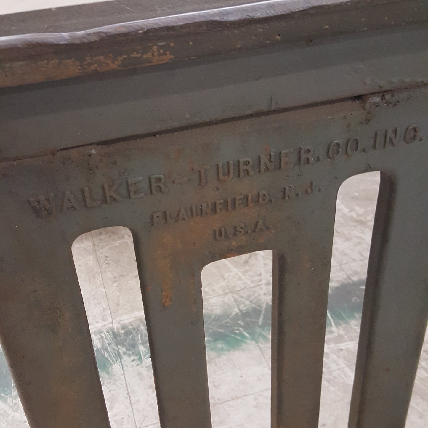 Industrial Steel "Walker Turner" Table Base
