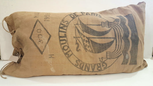 French Grain Sack Body Pillow Case, Assorted Images