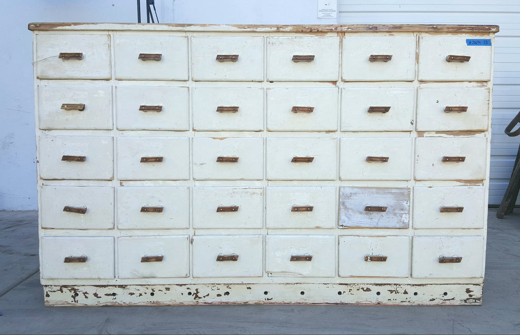 Antique 30 Drawer French Cabinet, c. 1890