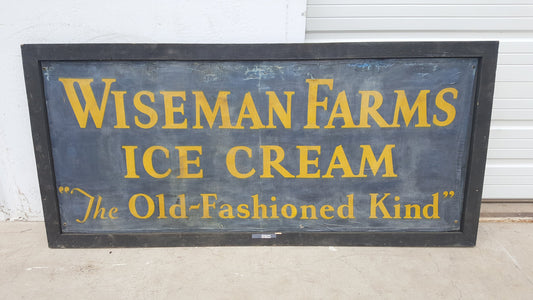 Wiseman Farms Ice Cream Sign