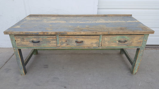 3 Drawer Wooden Work Table