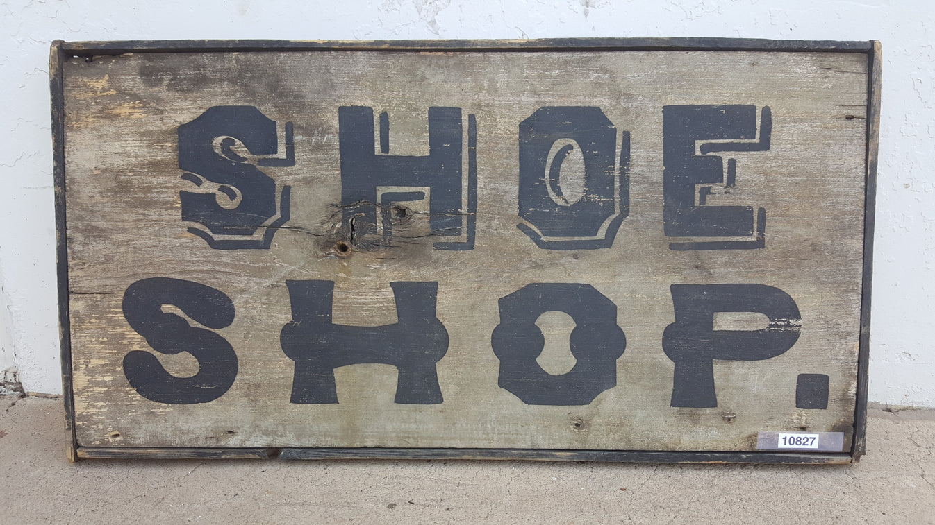 Shoe Shop Wooden Sign