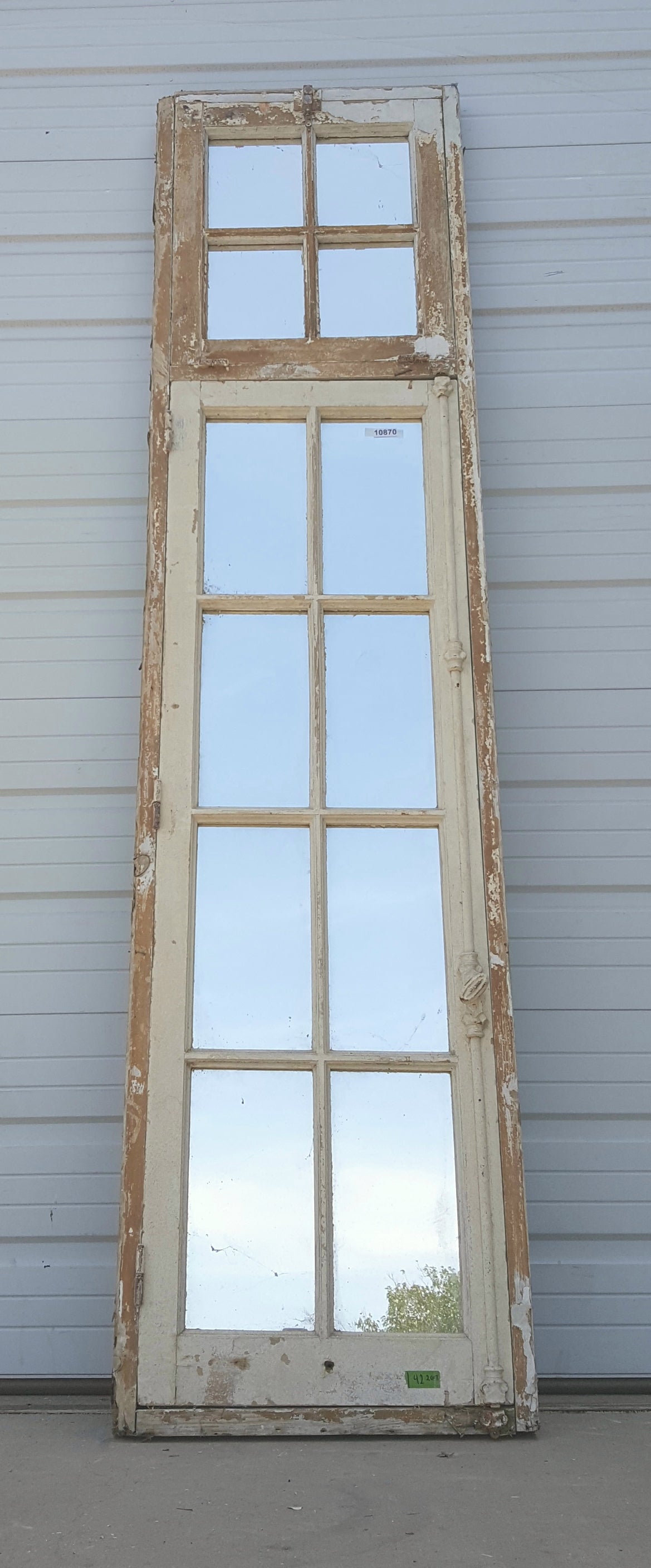 12 Pane Repurposed Rectangle Wood Mirrored Window – Antiquities ...