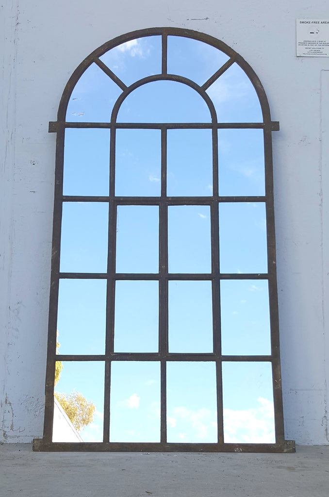 21 Pane Arched Style Mirror