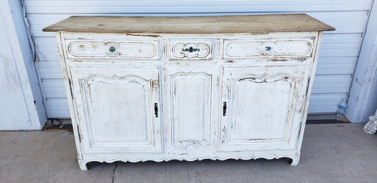 Antique French White Sideboard c. 1880