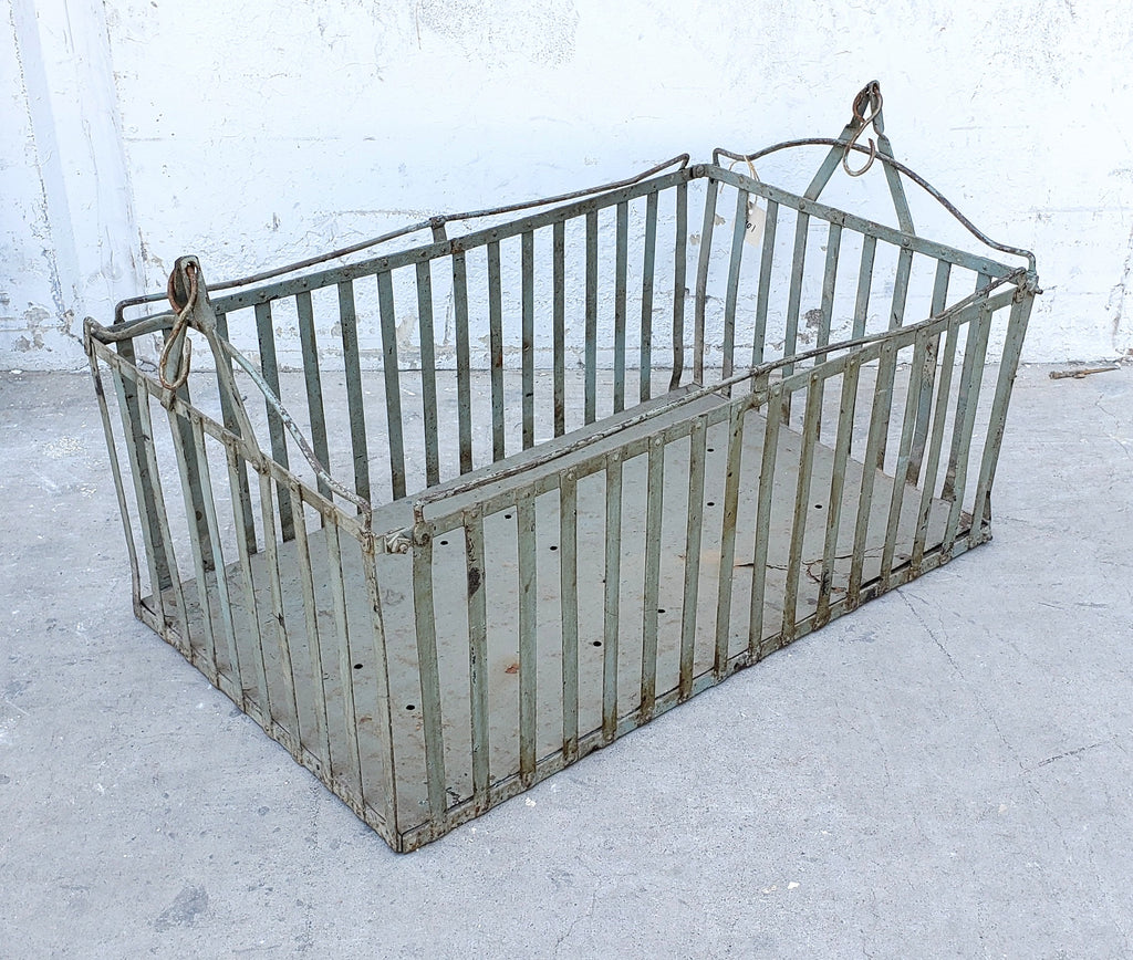 French Zinc Crate