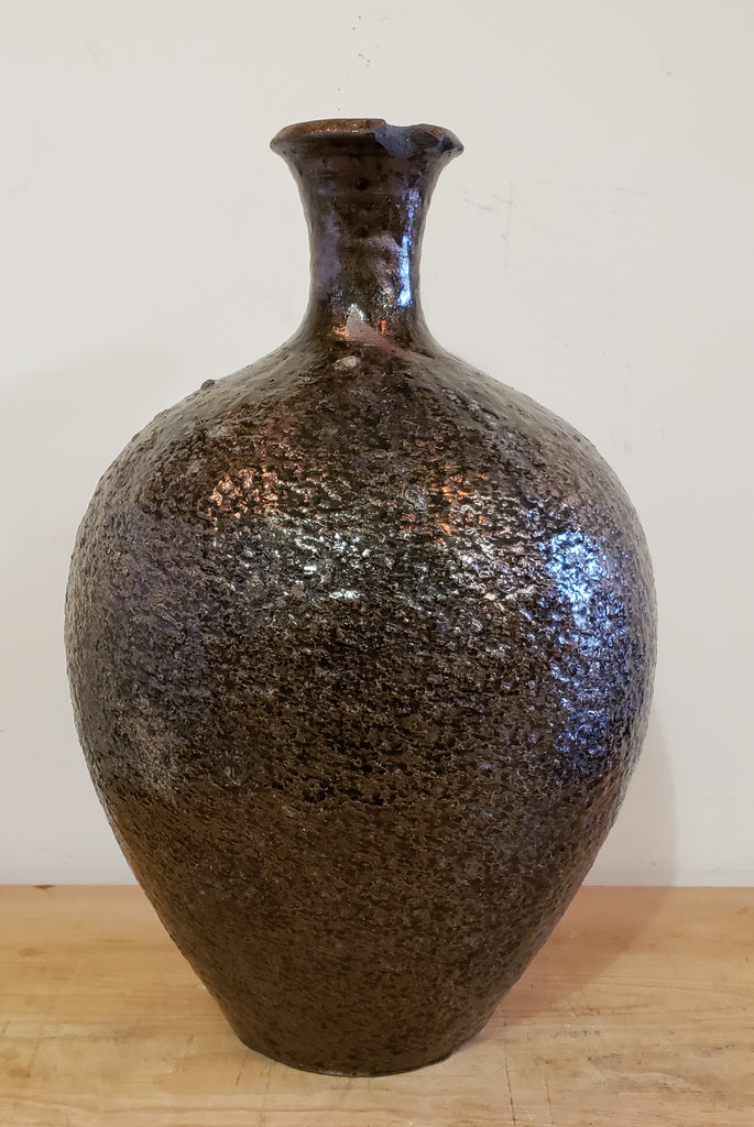 Terra Cotta Glazed Oil Jug, c. Asia 1880 s