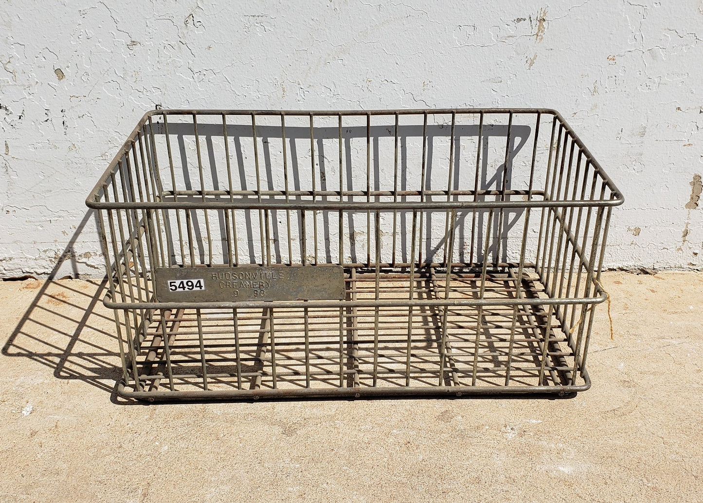 Metal Wire Milk Crate