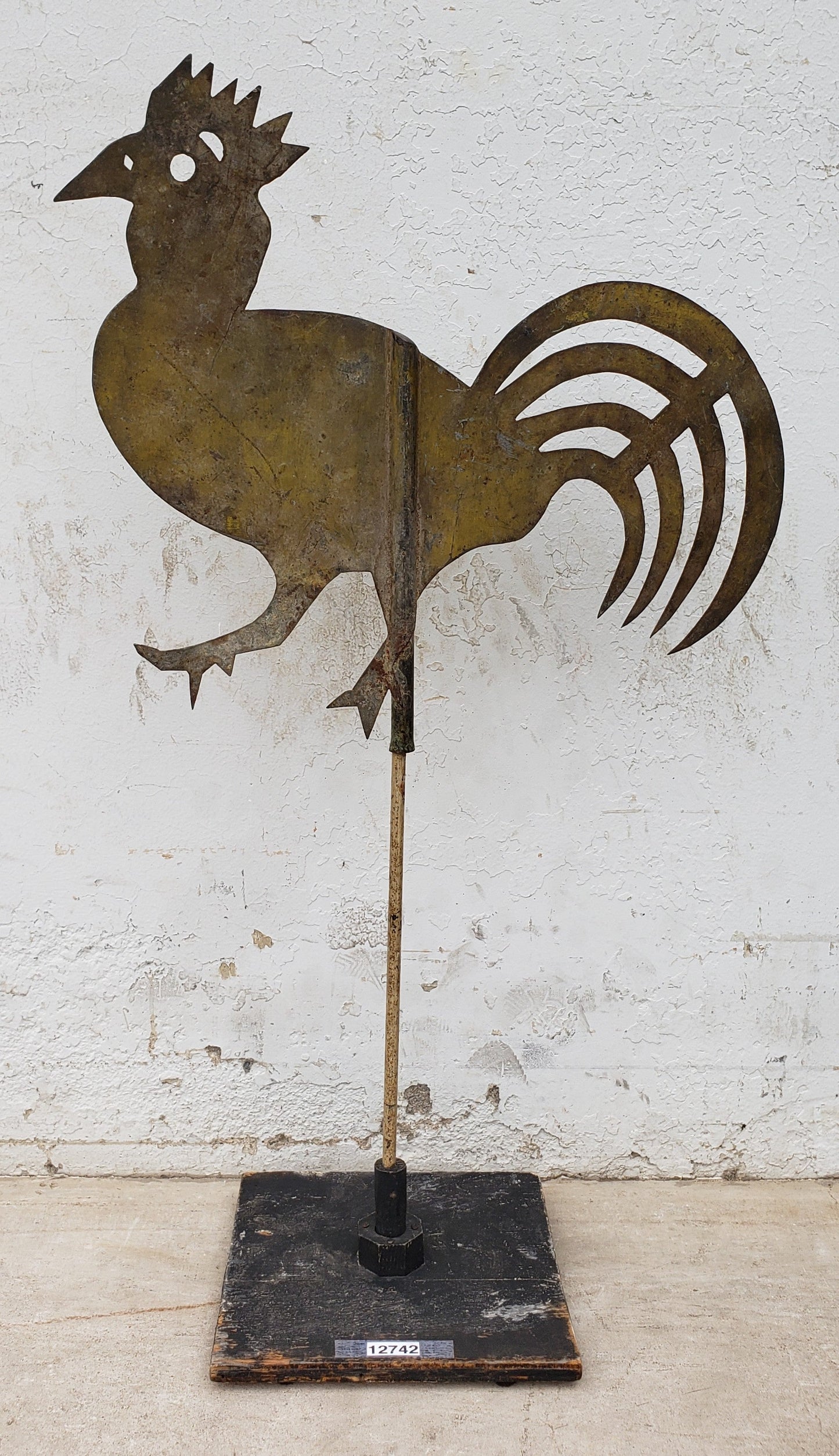 French Metal Rooster Figure