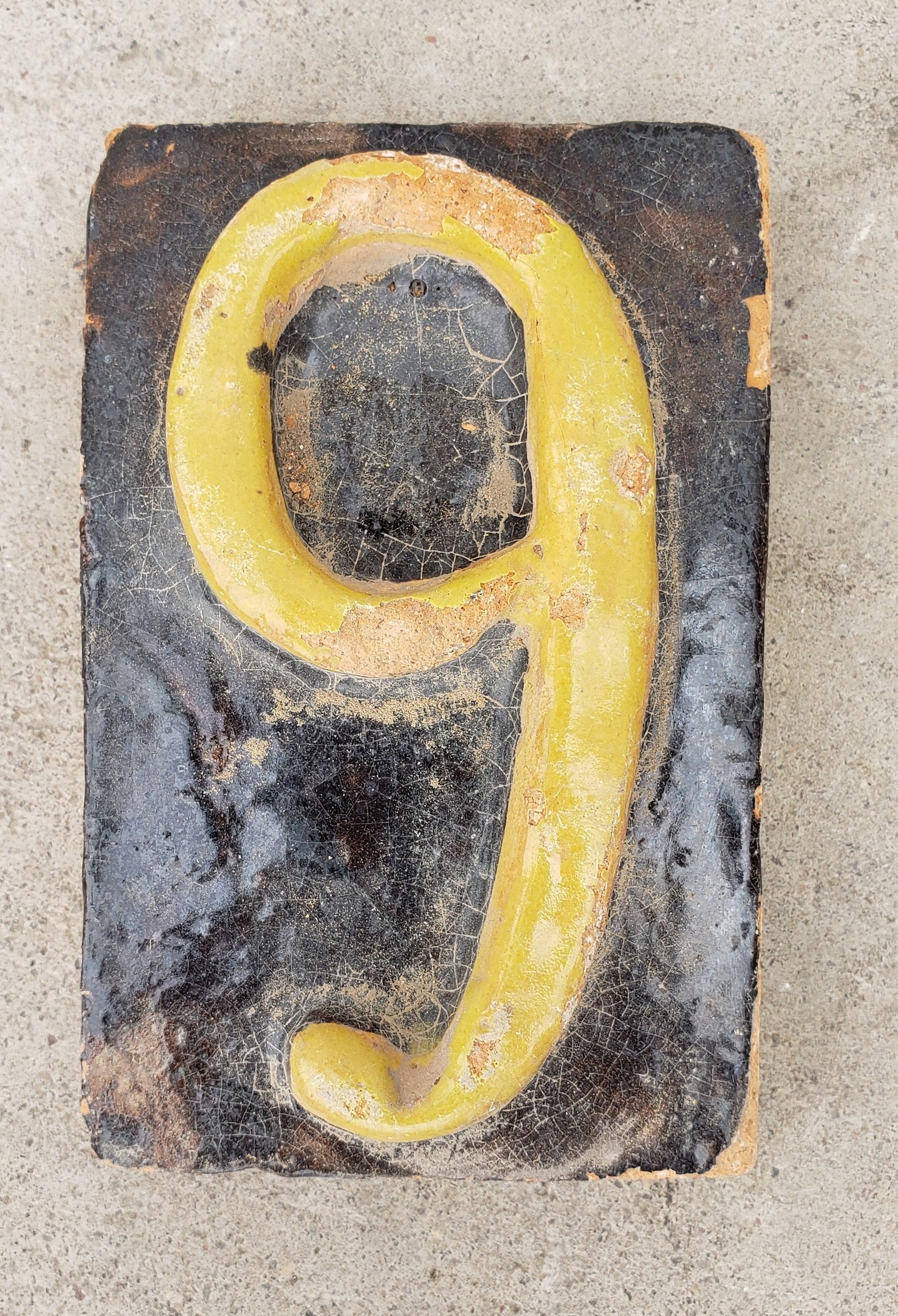 Decorative Ceramic House Address Number Tile