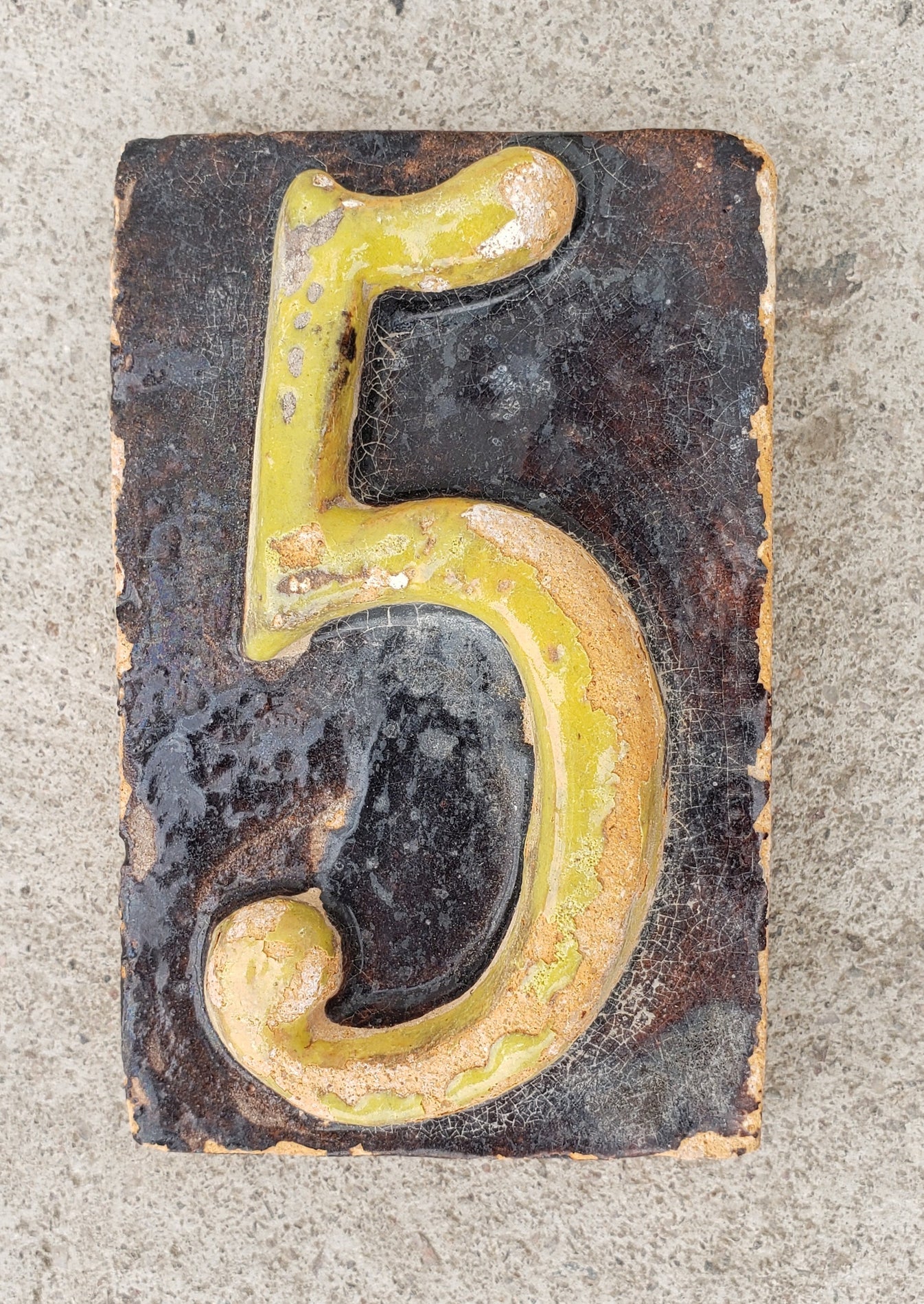 Decorative Ceramic House Address Number Tile