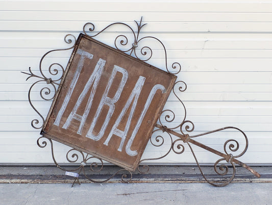 Double-Sided French Tabac Sign from Le Bosc France