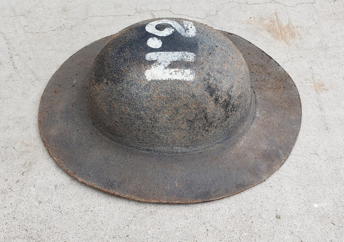 Leather French Miner's Helmet