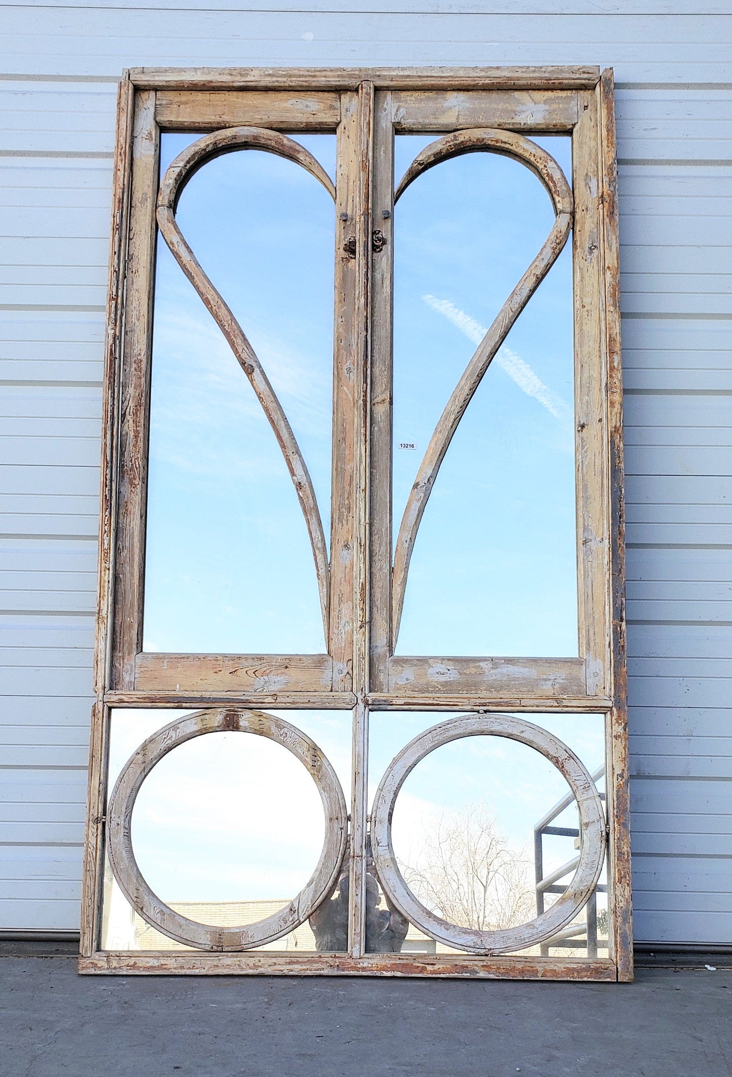 Pair of Rectangle Mirrored Windows