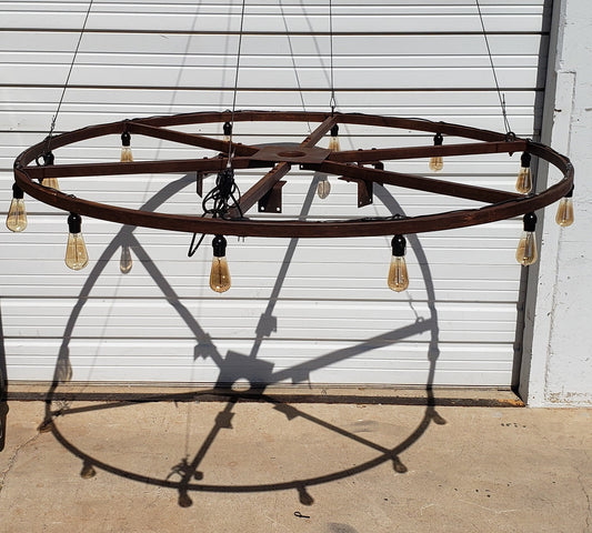 Repurposed Industrial Chandelier / Pendant Light