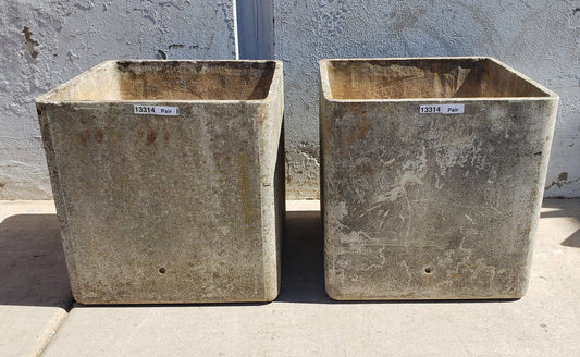 Pair of Square Willy Guhl Planters