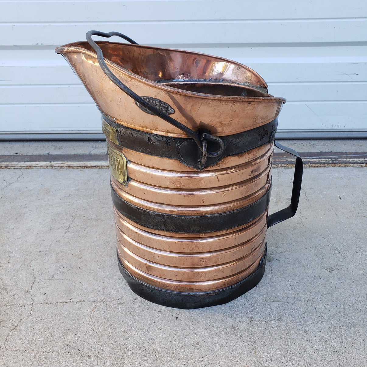 French Decaliter Handled Pitcher