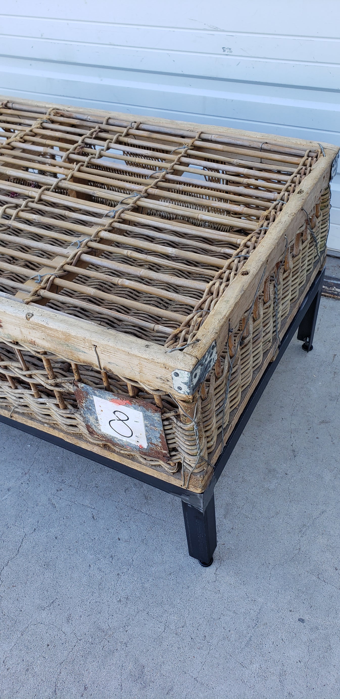 Homing Pigeon Basket Coffee Table