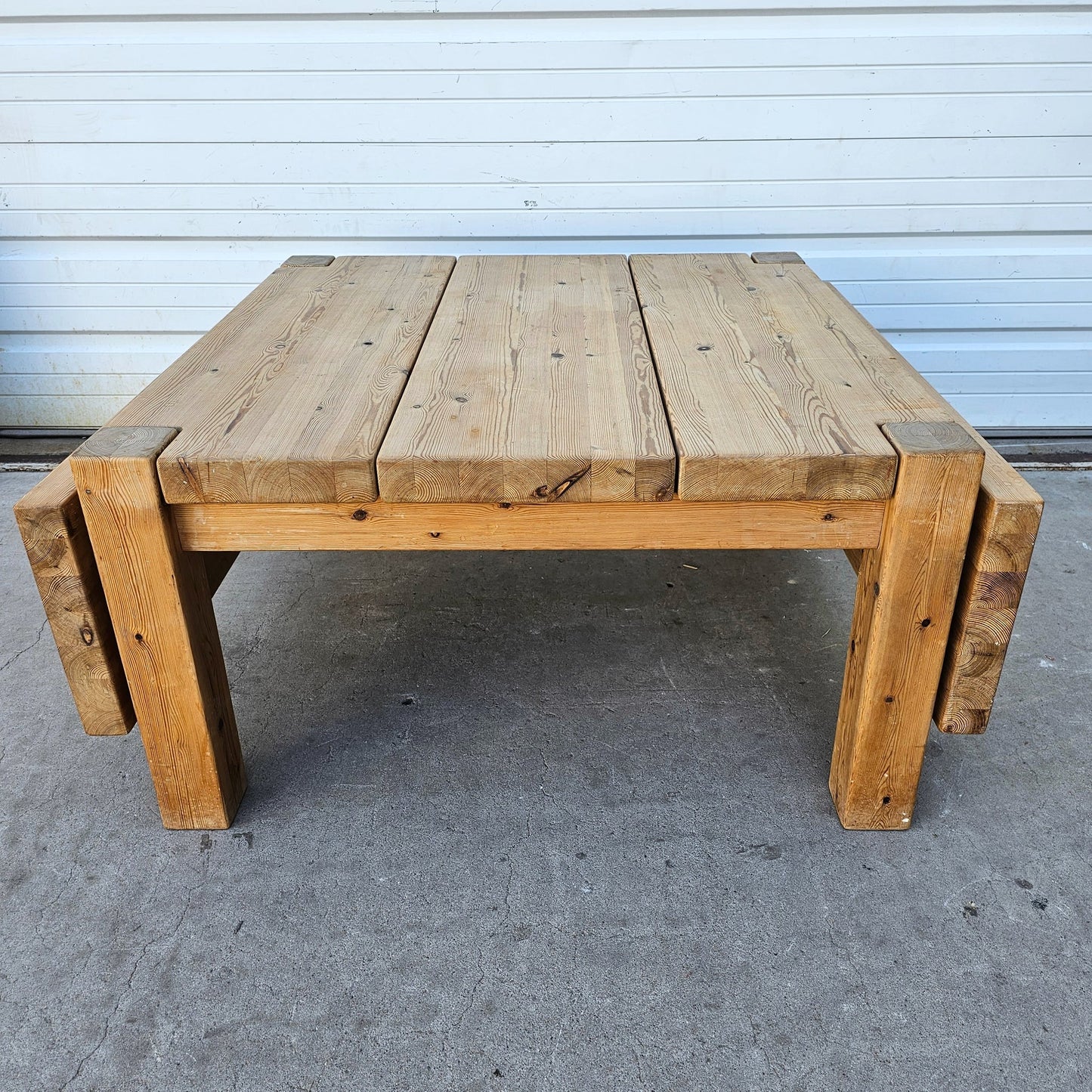Square Dropleaf Danish Coffee Table