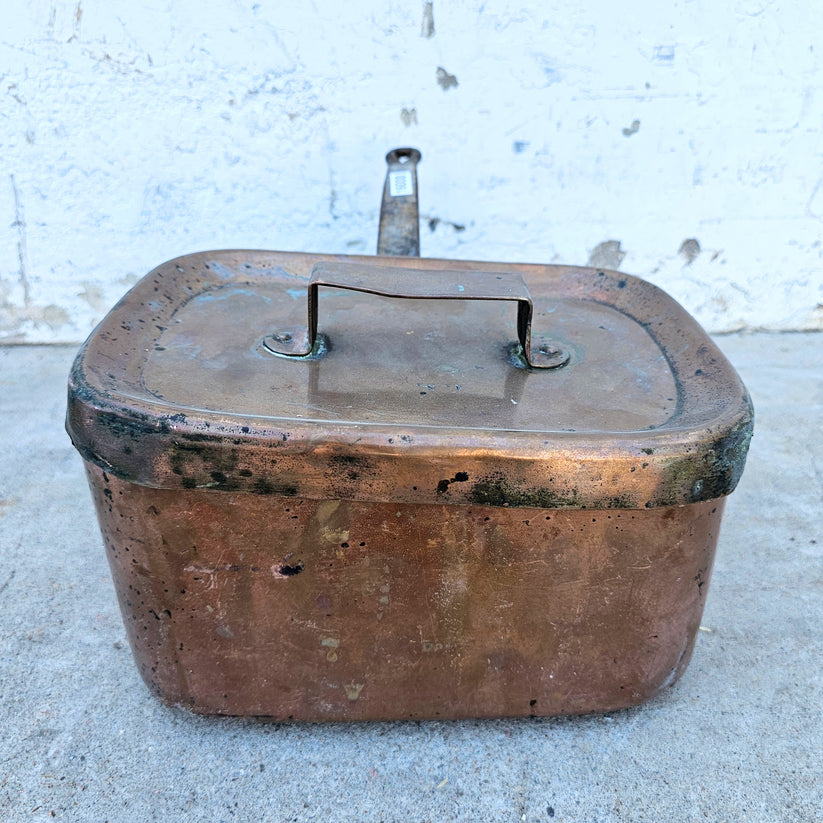 French Copper Covered Pan