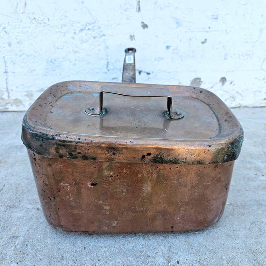 French Copper Covered Pan