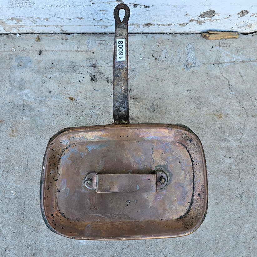 French Copper Covered Pan
