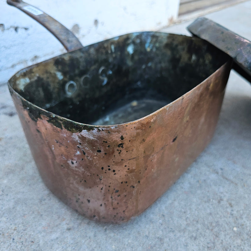 French Copper Covered Pan