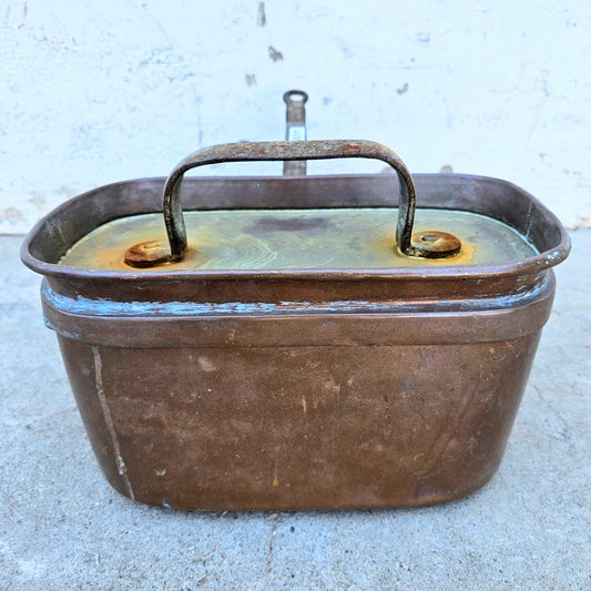 French Copper Covered Pan